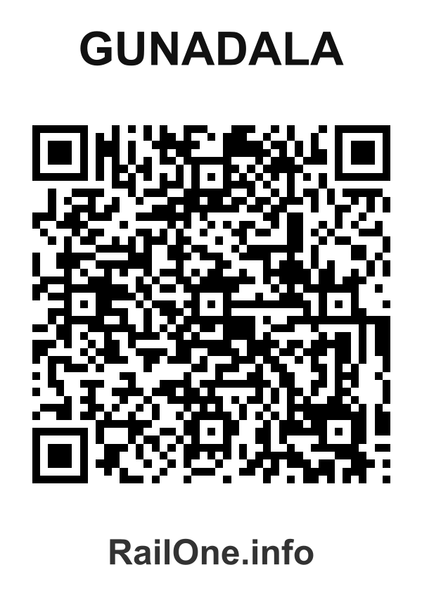 RailOne QR Code for Gunadala station