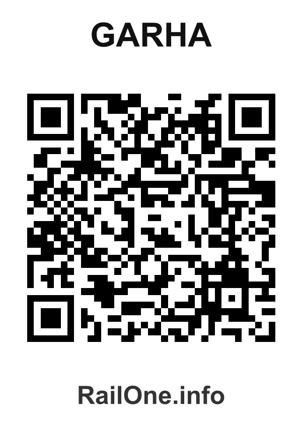 RailOne QR Code for Garha station