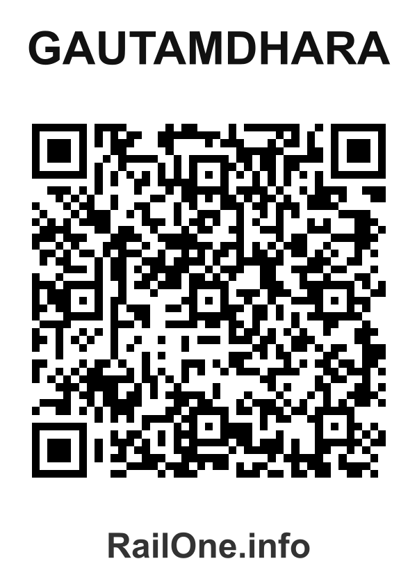 RailOne QR Code for Gautamdhara station