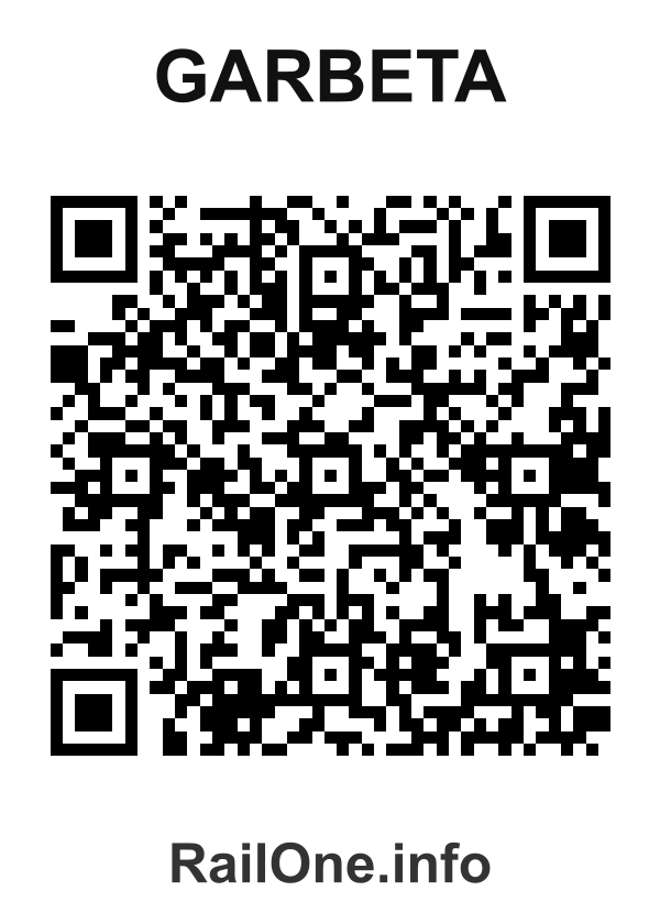 RailOne QR Code for Garbeta station