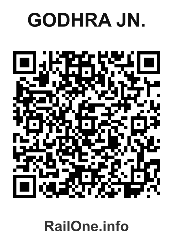 RailOne QR Code for Godhra Jn. station