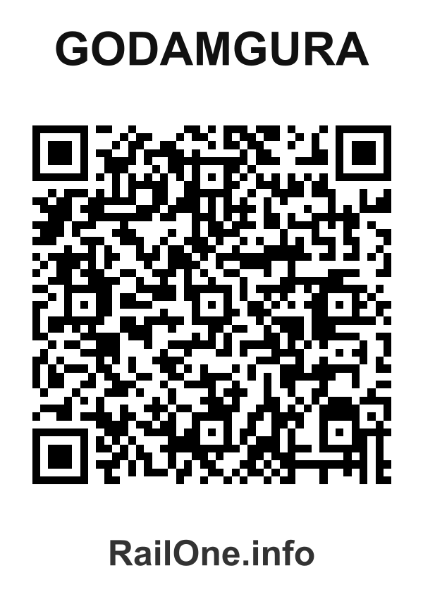RailOne QR Code for Godamgura station