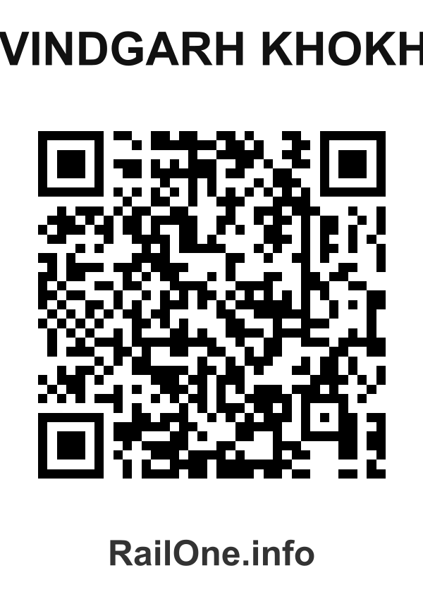 RailOne QR Code for Govindgarh Khokhar station