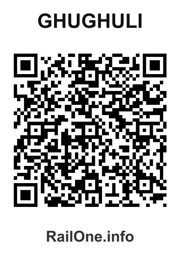 RailOne QR Code for Ghughuli station