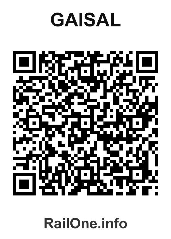 RailOne QR Code for Gaisal station