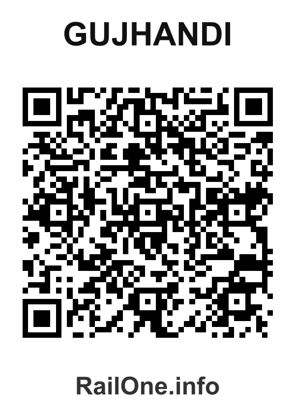 RailOne QR Code for Gujhandi station