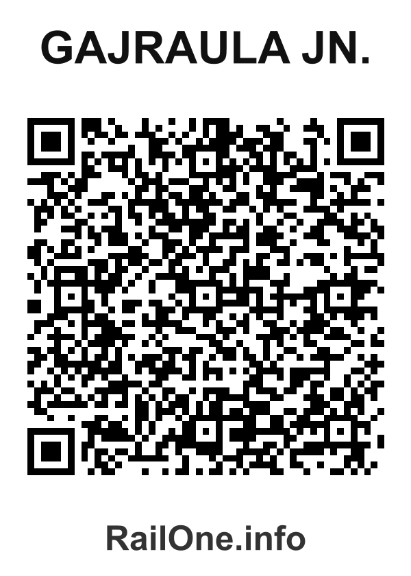 RailOne QR Code for Gajraula Jn. station