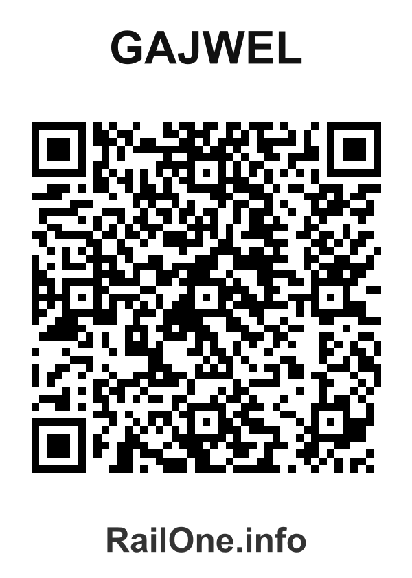 RailOne QR Code for Gajwel station