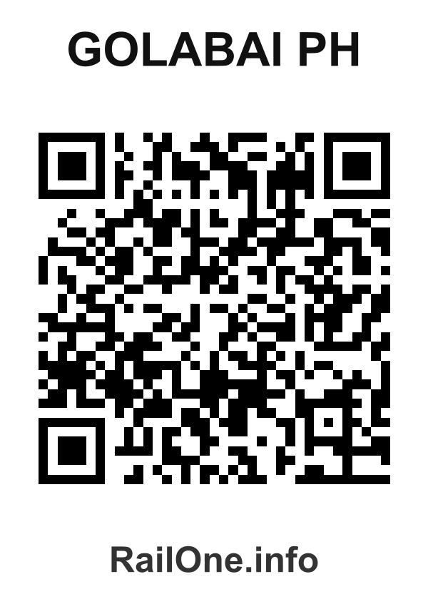 RailOne QR Code for Golabai Ph station