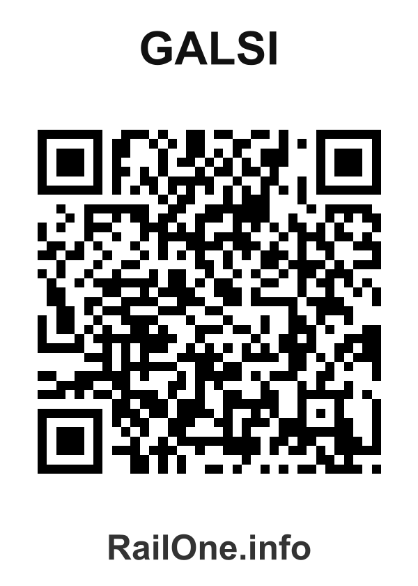 RailOne QR Code for Galsi station