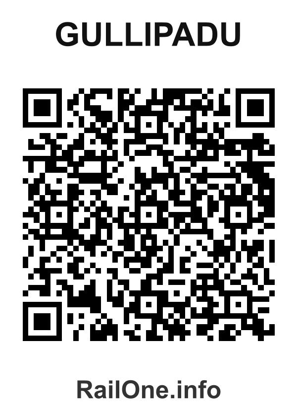 RailOne QR Code for Gullipadu station