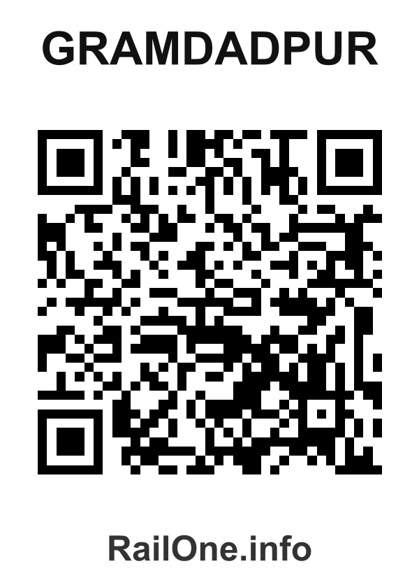 RailOne QR Code for Gramdadpur station