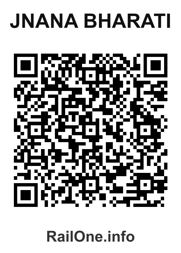 RailOne QR Code for Jnana Bharati station