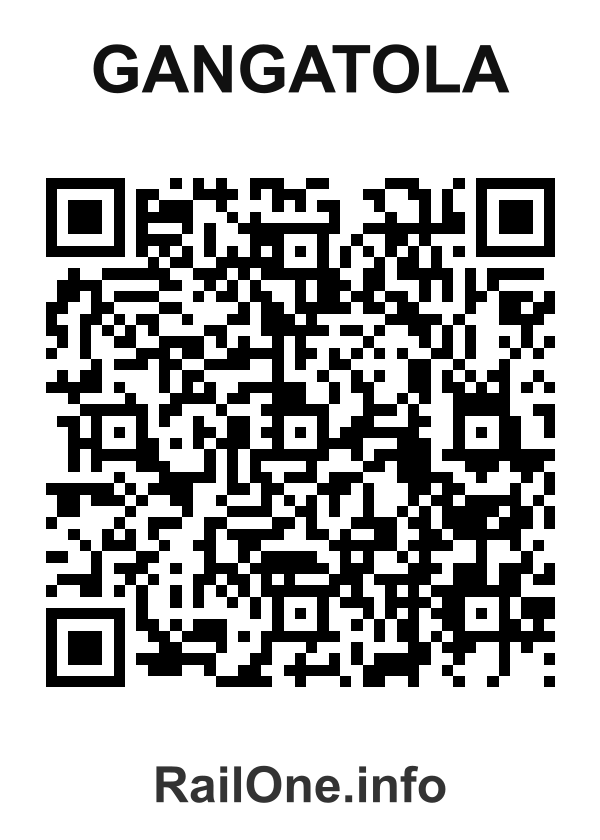 RailOne QR Code for Gangatola station