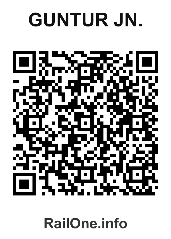 RailOne QR Code for Guntur Jn. station