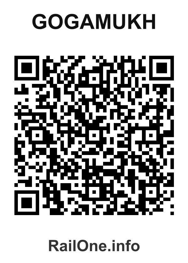 RailOne QR Code for Gogamukh station