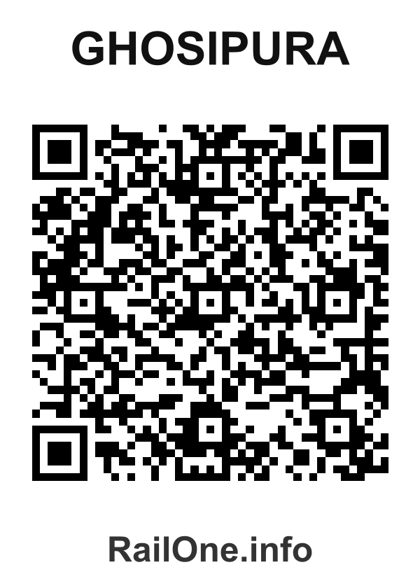 RailOne QR Code for Ghosipura station