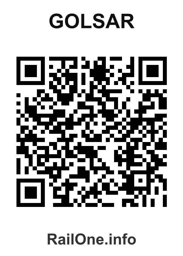RailOne QR Code for Golsar station