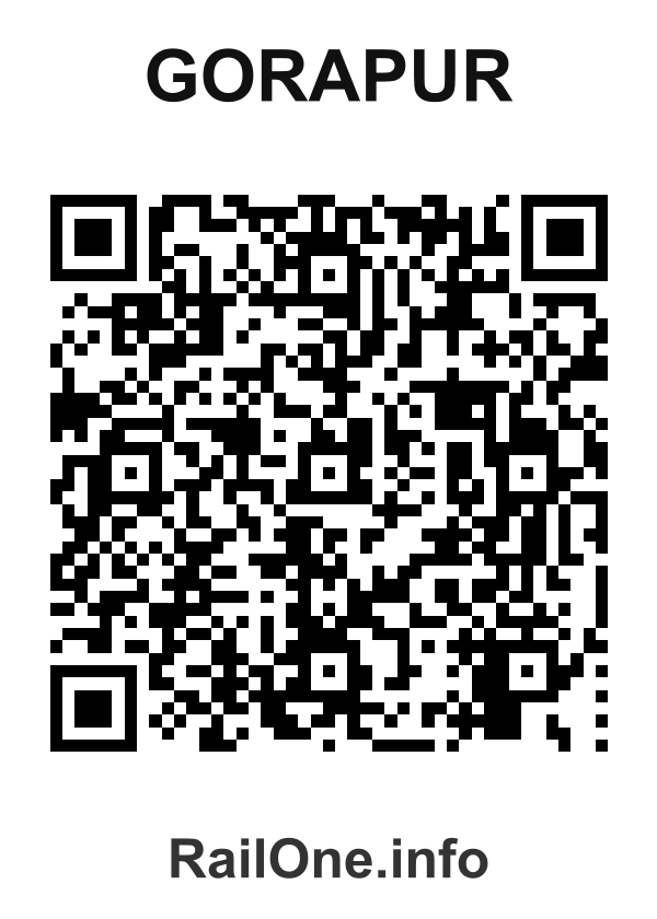 RailOne QR Code for Gorapur station