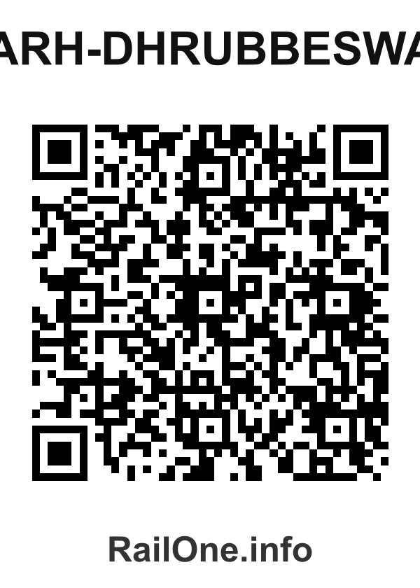 RailOne QR Code for Garh-dhrubbeswar station