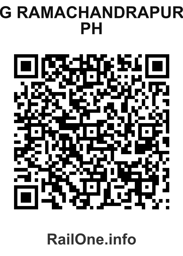 RailOne QR Code for G Ramachandrapur Ph station
