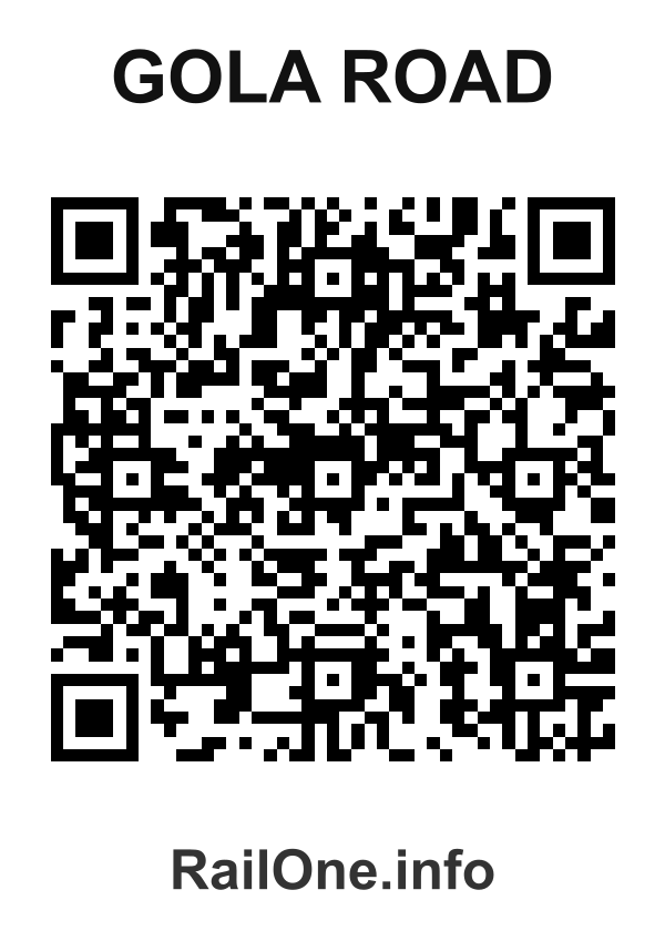 RailOne QR Code for Gola Road station
