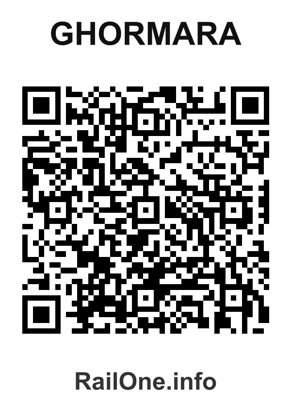 RailOne QR Code for Ghormara station