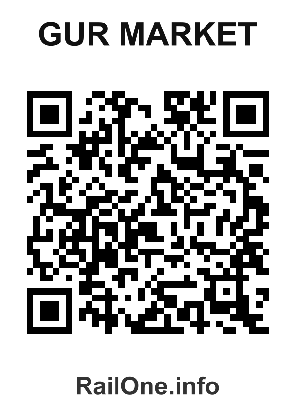 RailOne QR Code for Gur Market station