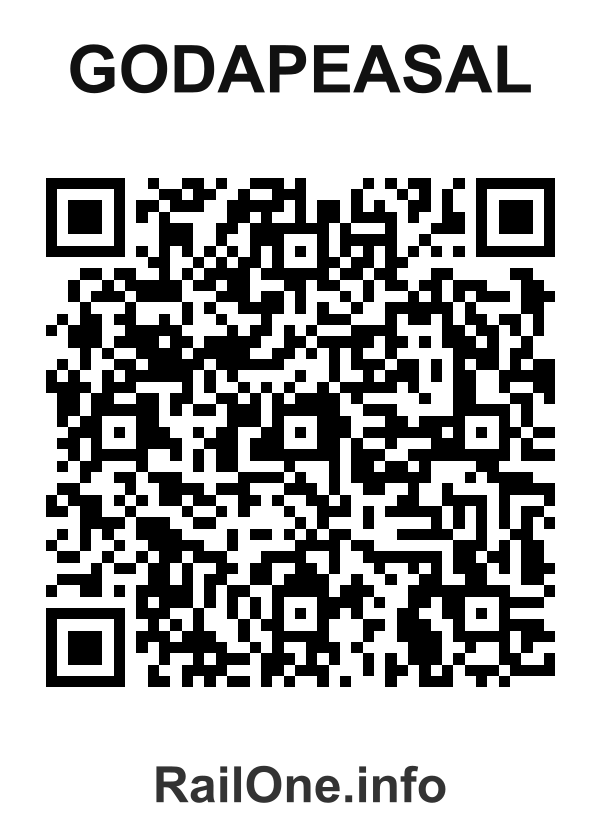 RailOne QR Code for Godapeasal station