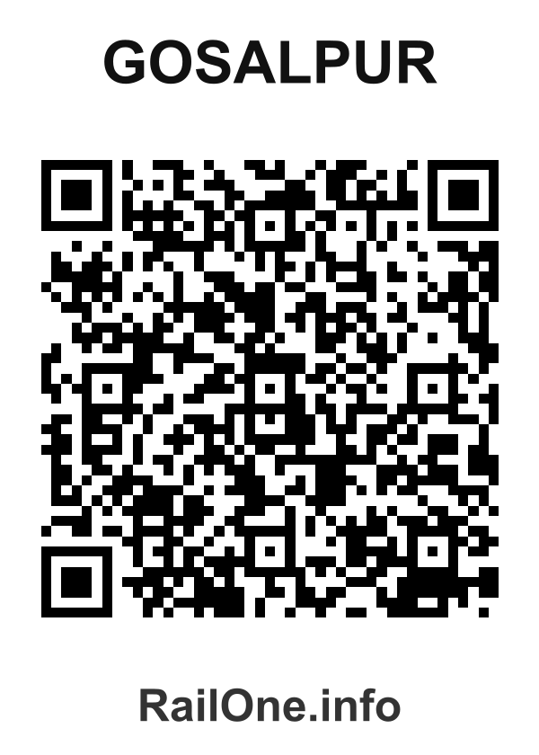 RailOne QR Code for Gosalpur station