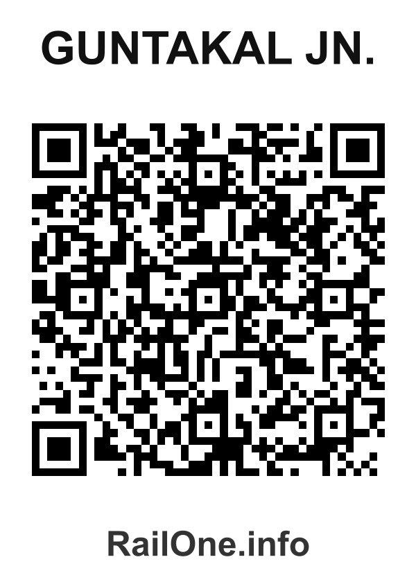 RailOne QR Code for Guntakal Jn. station