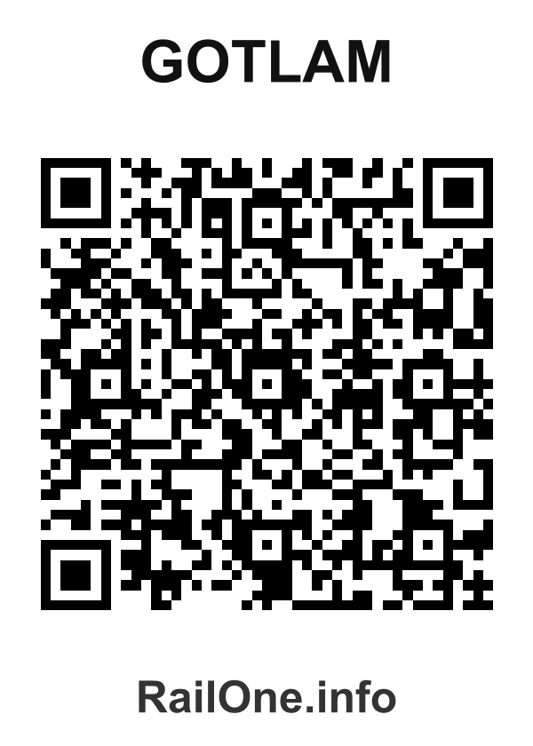 RailOne QR Code for Gotlam station