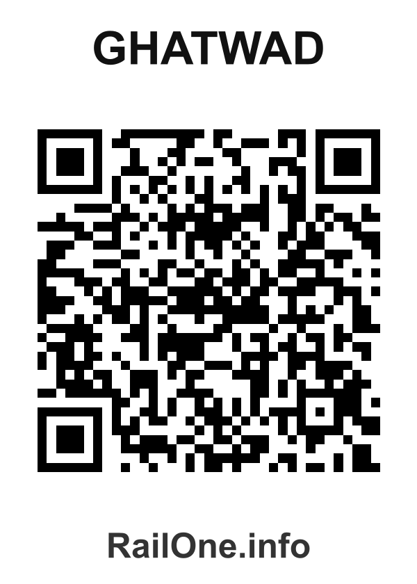 RailOne QR Code for Ghatwad station