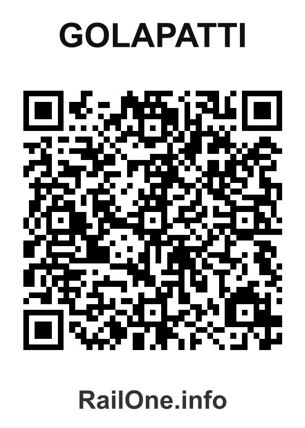 RailOne QR Code for Golapatti station