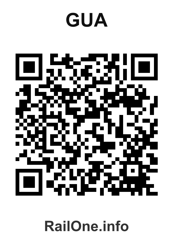 RailOne QR Code for Gua station