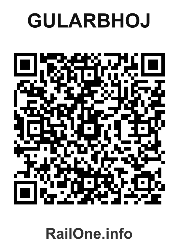 RailOne QR Code for Gularbhoj station