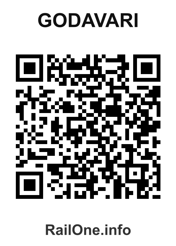 RailOne QR Code for Godavari station