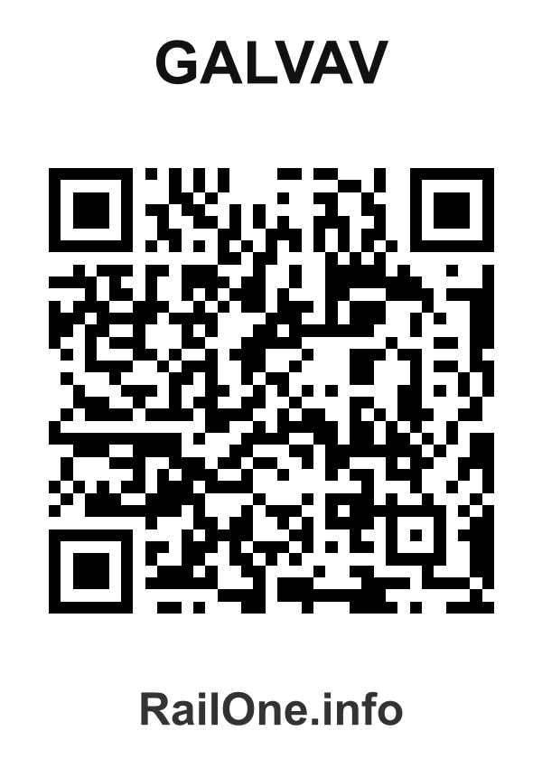 RailOne QR Code for Galvav station