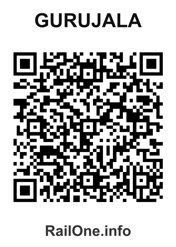 RailOne QR Code for Gurujala station