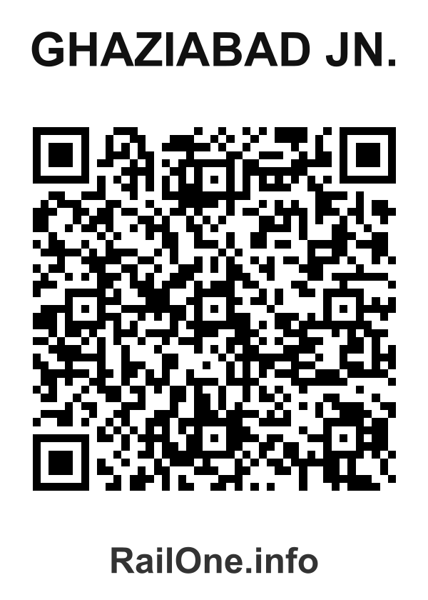 RailOne QR Code for Ghaziabad Jn. station