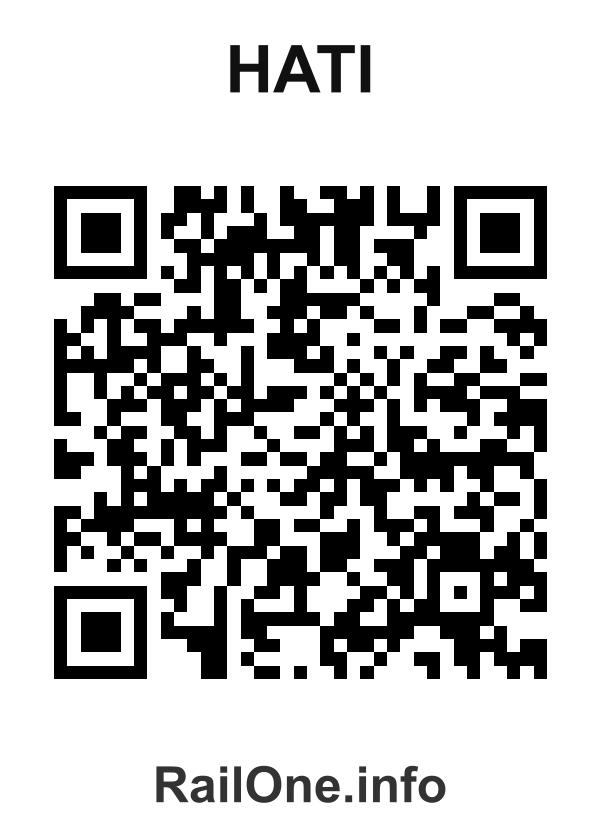 RailOne QR Code for Hati station