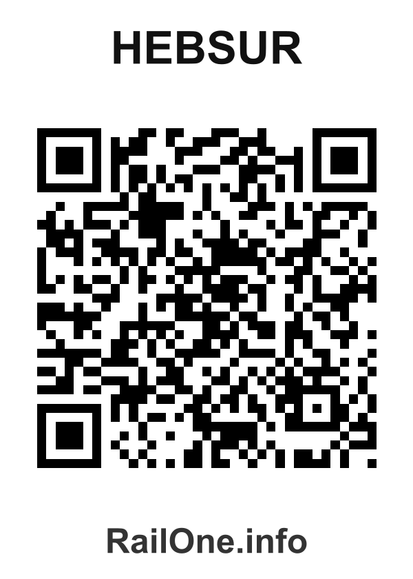 RailOne QR Code for Hebsur station