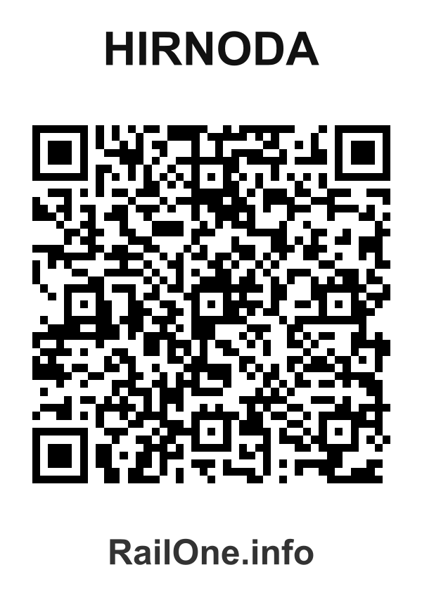 RailOne QR Code for Hirnoda station