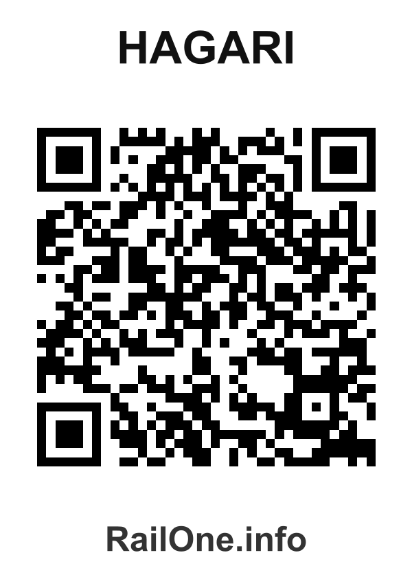 RailOne QR Code for Hagari station