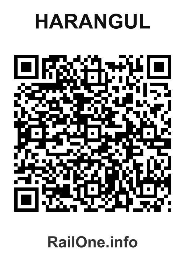 RailOne QR Code for Harangul station