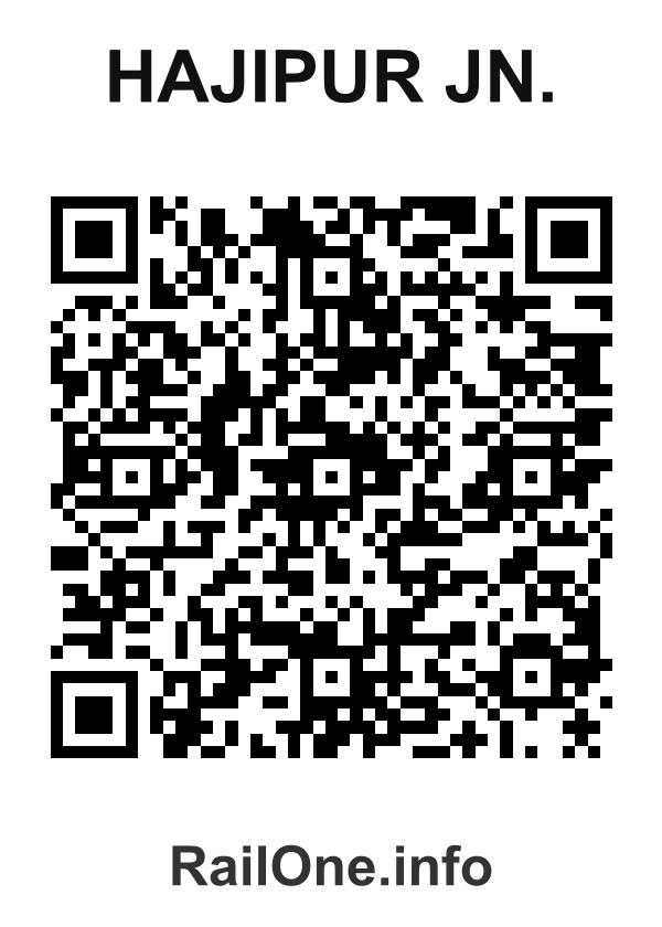 RailOne QR Code for Hajipur Jn. station
