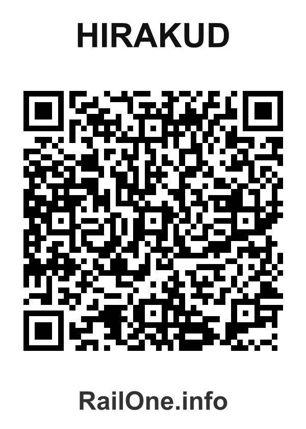 RailOne QR Code for Hirakud station