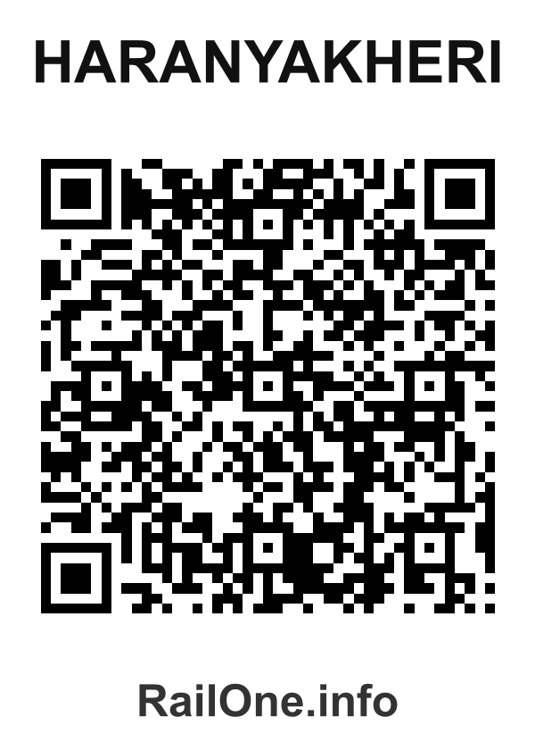 RailOne QR Code for Haranyakheri station