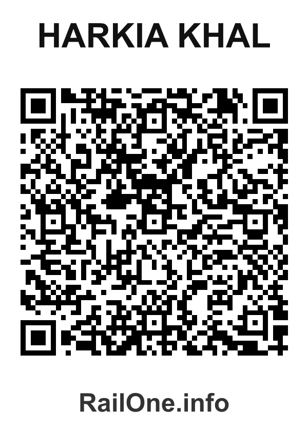 RailOne QR Code for Harkia Khal station