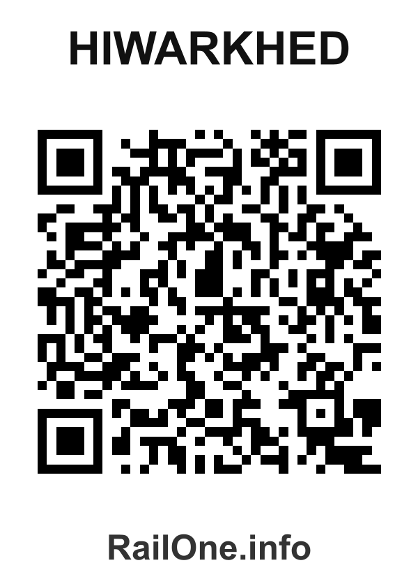 RailOne QR Code for Hiwarkhed station